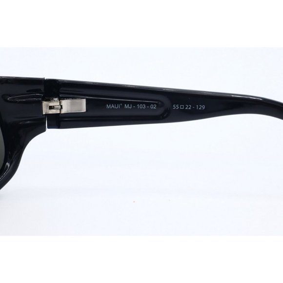 Maui Jim MJ 103-02 Black Mirror Polarized Sunglasses (B) - Picture 5 of 7